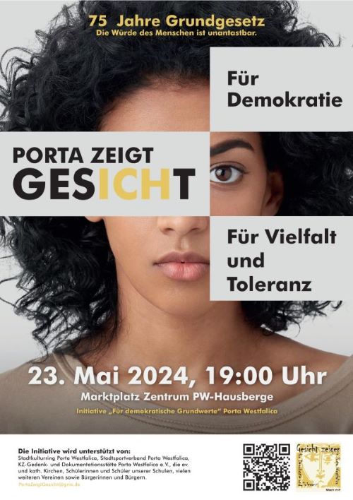 Porta zeigt Gesicht